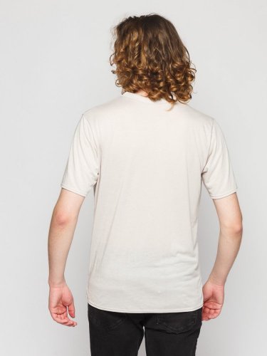 Pánské cirkulární tričko NILPLA® V-neck šedé - Velikost: M