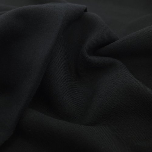 NILCOTT® Organic Fleece brushed Black 400 GSM