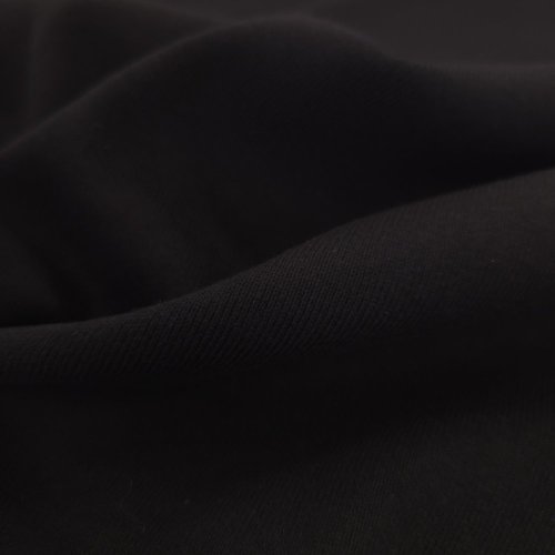 NILCOTT® Organic Žebro 1:1 Černá 340 GSM