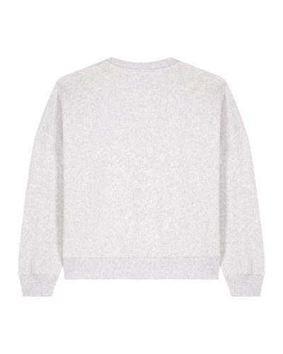 Dámská mikina Ladcrew šedý melír - Velikost: XL