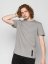 Men's Circular T-shirt NILCOTT® Stripe grey - Size: XXL