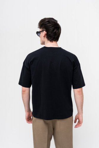 Men's T-shirt NILCOTT® Recycled Oversized black - Size: XXL