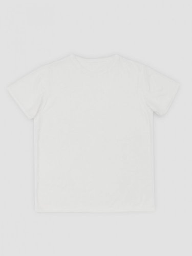 Pánské cirkulární tričko NILPLA® Basic bílé - Velikost: S