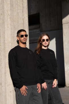Unisex mikina Join The Circle NILCOTT® Organic černá