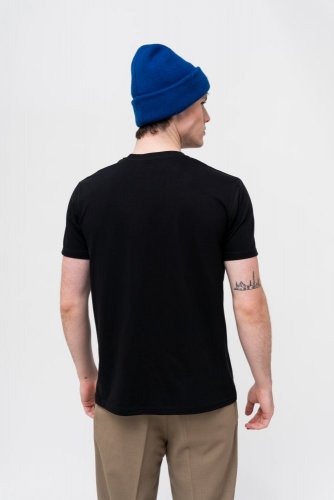 Sada 5 pánských cirkulárních NILCOTT® Organic triček černé - Velikost: L
